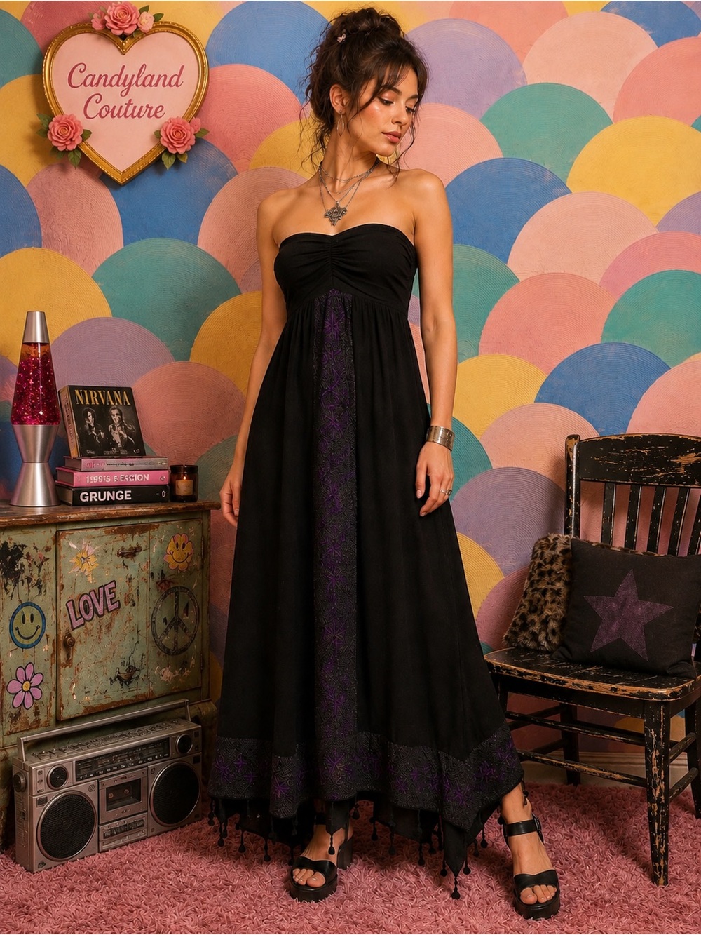 Free People maxi dress Sz SP